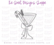 Cookie Cutters - Holiday Margarita - Cookie Cutter - The Sweet Designs Shoppe - TSDS - - ALL,celebration,Christmas,Christmas / Winter,Cookie Cutter,Food,Food & Beverages,Promocode,wine,Winter