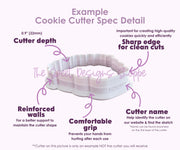 Cookie Cutters - Holly Jolly Mini Set - Set of 4 - Cookie Cutters - The Sweet Designs Shoppe - TSDS - - ALL,Christmas,Christmas / Winter,Cookie Cutter,Mini Sets,Promocode,regular sets,Santa,Santa Claus,Santa Face,set,Winter