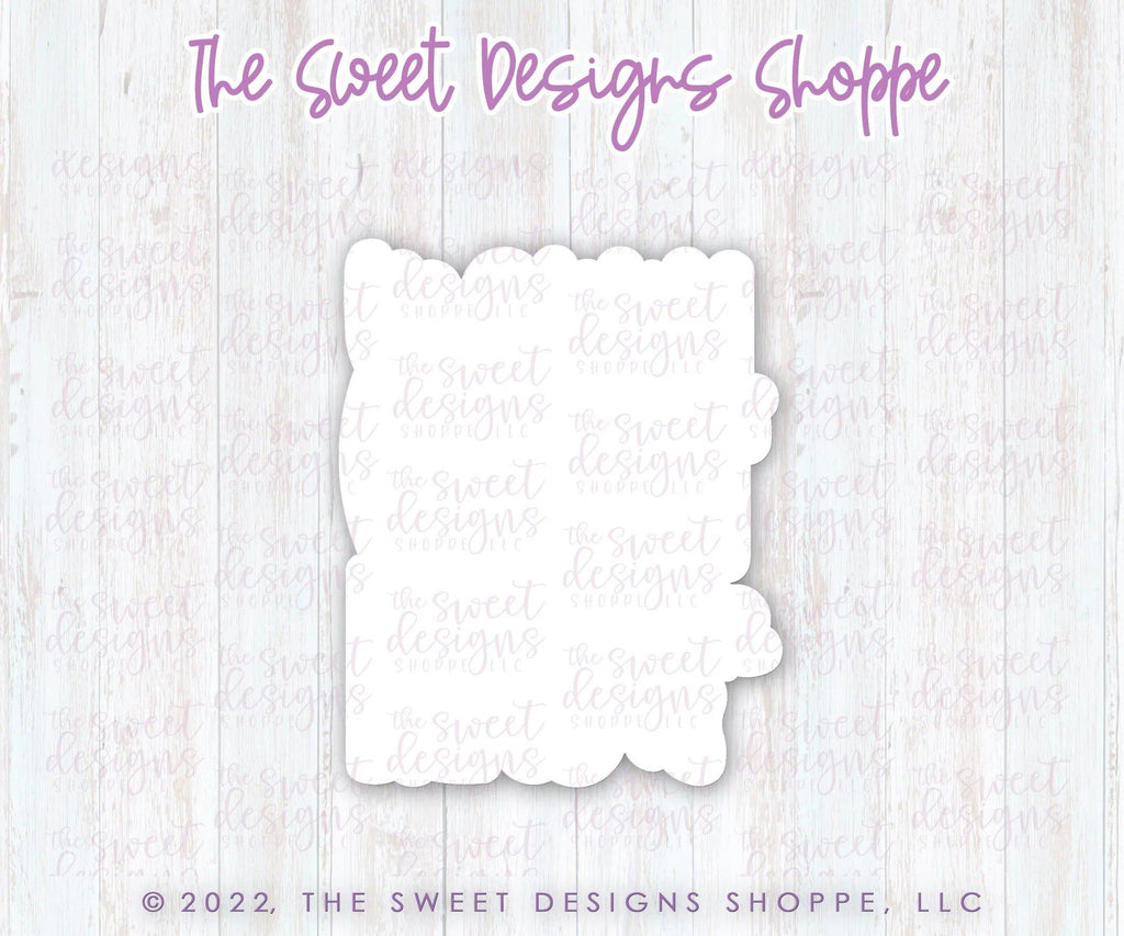 Cookie Cutters - Holly Merry Christmas Plaque - Cookie Cutter - The Sweet Designs Shoppe - TSDS - - ALL,Christmas,Christmas / Winter,Christmas Cookies,Cookie Cutter,handlettering,Plaque,Plaques,PLAQUES HANDLETTERING,Promocode