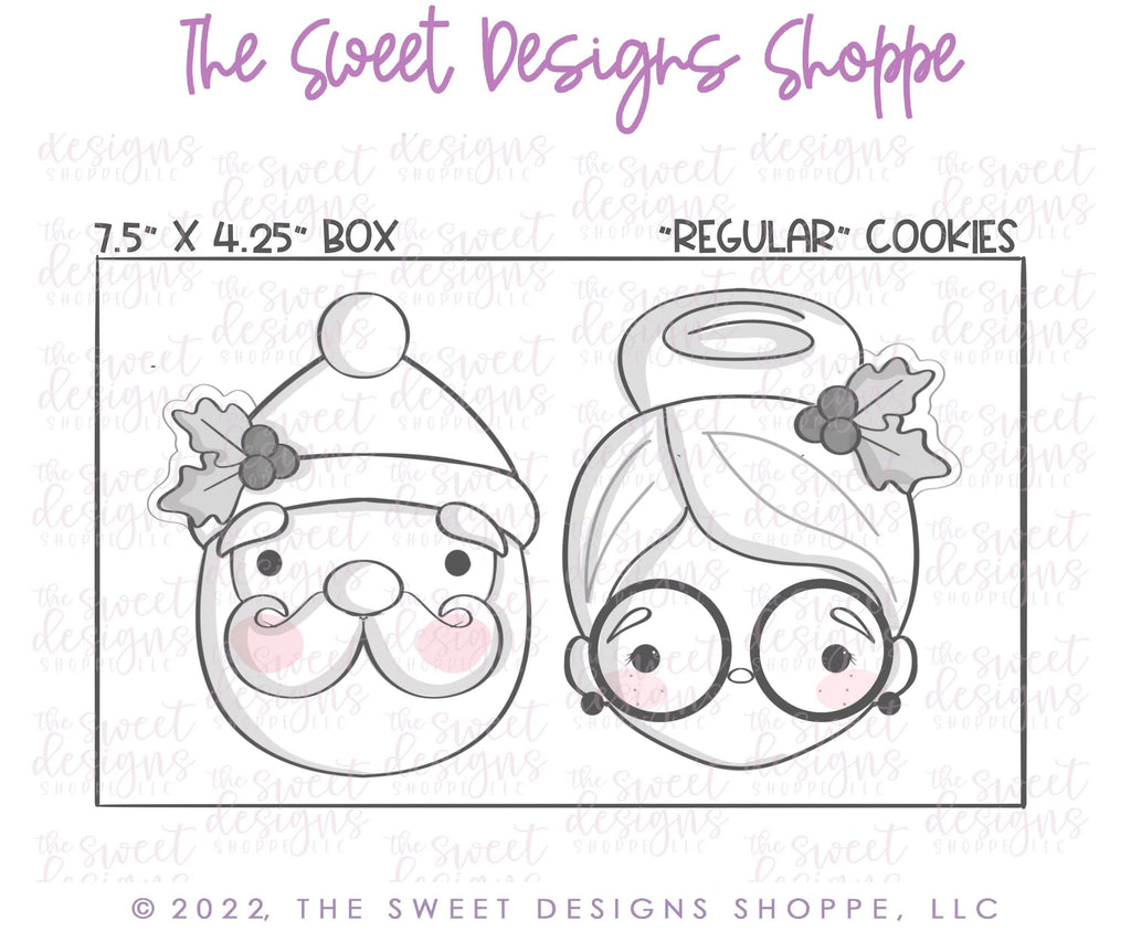 Cookie Cutters - Holly Merry Christmas Set - 3 Piece Set - Cookie Cutters - The Sweet Designs Shoppe - TSDS - - ALL,Christmas,Christmas / Winter,Christmas Cookies,Cookie Cutter,Mini Set,Mini Sets,Plaques,PLAQUES HANDLETTERING,Promocode,regular sets,SantaSet006,set,sets