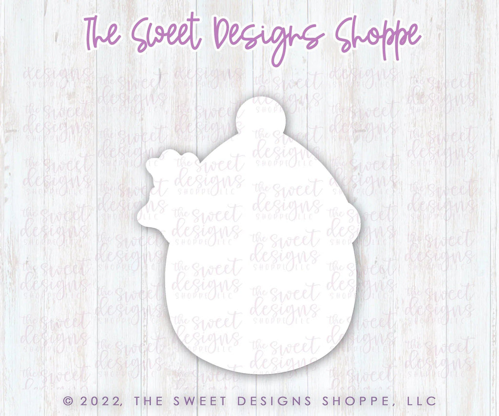 Cookie Cutters - Holly Santa Face - Cookie Cutter - The Sweet Designs Shoppe - TSDS - - ALL,Christmas,Christmas / Winter,Christmas Cookies,Cookie Cutter,groovy,home,Promocode,Santa,Santa Face,STL