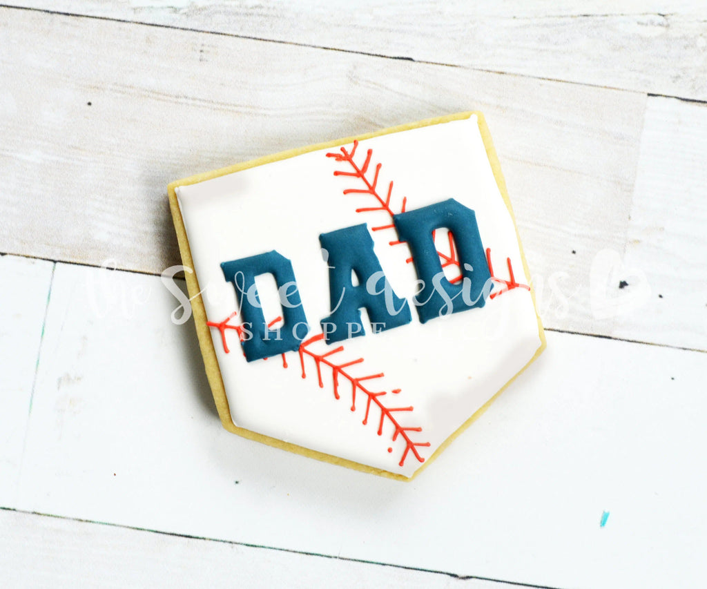 Cookie Cutters - Home Base / Home Plate - Cookie Cutter - The Sweet Designs Shoppe - - ALL, Cookie Cutter, dad, fan, Father, Fathers Day, grandfather, mother, Mothers Day, Promocode, sport, sports