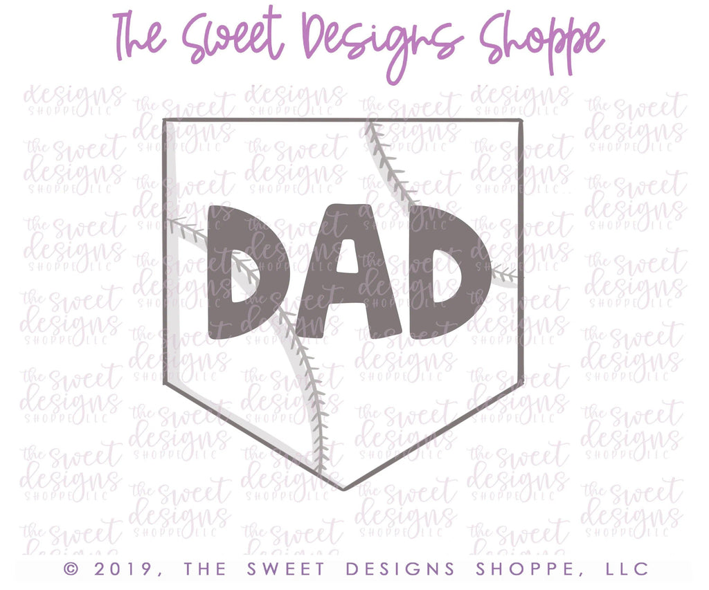 Cookie Cutters - Home Base / Home Plate - Cookie Cutter - The Sweet Designs Shoppe - TSDS - - ALL,Cookie Cutter,dad,fan,Father,Fathers Day,grandfather,mother,Mothers Day,Promocode,sport,sports,STL