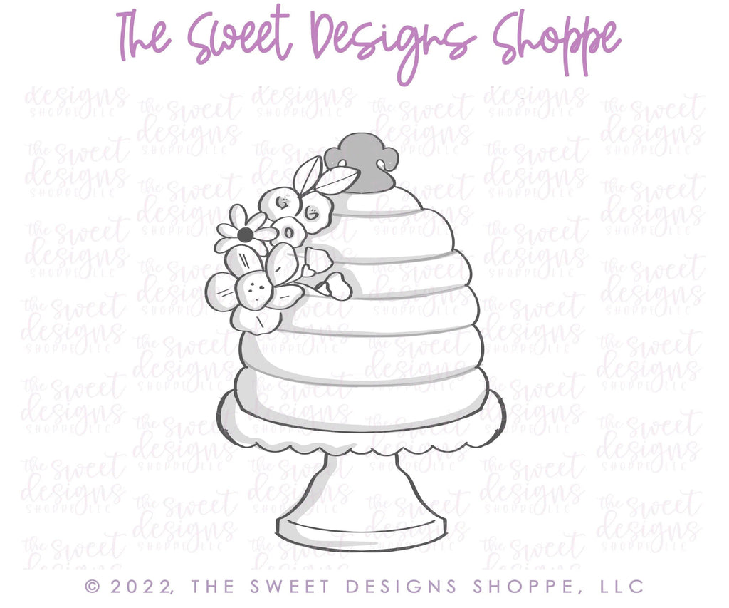 Cookie Cutters - Honeycomb Stand- Cookie Cutter - The Sweet Designs Shoppe - TSDS - - ALL,Animal,Animals,bee,Cookie Cutter,Heart,Love,Miscellaneous,MOM,mother,Mothers Day,Nature,Promocode,Teacher,Teacher Appreciation,Valentines