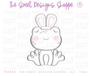 Cookie Cutters - Hop Frog - Cookie Cutter - The Sweet Designs Shoppe - TSDS - - ALL,Animal,Animals,Animals and Insects,Baby / Kids,Cookie Cutter,Easter,Easter / Spring,kids,Kids / Fantasy,Promocode,STL