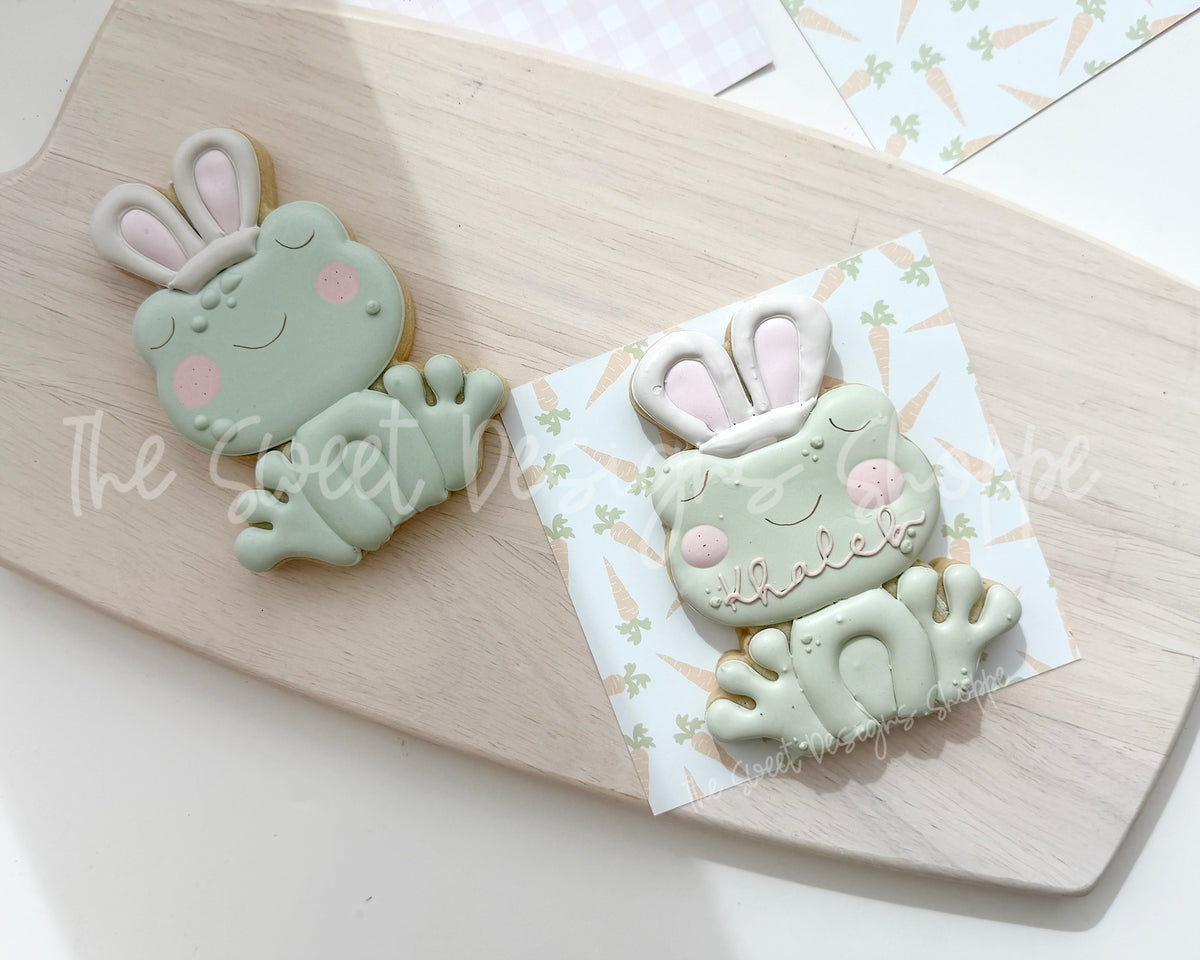 Cookie Cutters - Hop Frog - Cookie Cutter - The Sweet Designs Shoppe - TSDS - - ALL,Animal,Animals,Animals and Insects,Baby / Kids,Cookie Cutter,Easter,Easter / Spring,kids,Kids / Fantasy,Promocode,STL