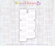Cookie Cutters - HOP Plaque - Cookie Cutter - The Sweet Designs Shoppe - TSDS - - ALL,Cookie Cutter,Easter,Easter / Spring,handlettering,Nature,Plaque,Plaques,PLAQUES HANDLETTERING,Promocode