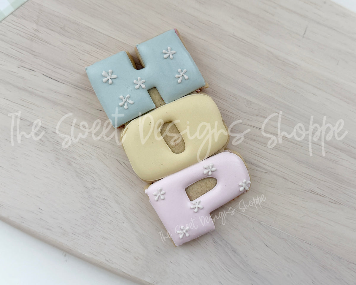 Cookie Cutters - HOP Plaque - Cookie Cutter - The Sweet Designs Shoppe - TSDS - - ALL,Cookie Cutter,Easter,Easter / Spring,handlettering,Nature,Plaque,Plaques,PLAQUES HANDLETTERING,Promocode