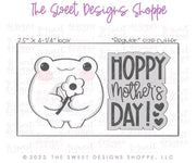 Cookie Cutters - Hoppy Mother's Day & Frog Cookie Cutters Set - Set of 2 - Cookie Cutters - The Sweet Designs Shoppe - TSDS - - ALL,Cookie Cutter,Mini Sets,MOM,mother,Mothers Day,Promocode,regular sets,set,STL