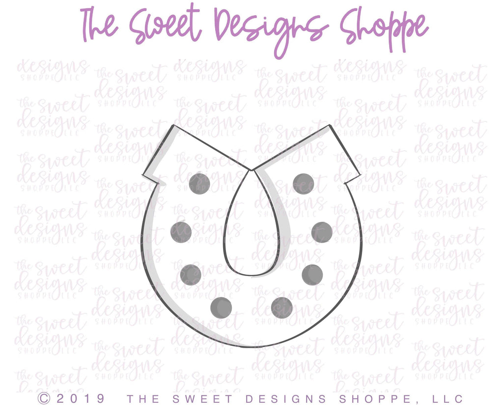 Cookie Cutters - Horseshoe - Cookie Cutter - The Sweet Designs Shoppe - TSDS - - ALL,Animal,animal print,Animals,Cookie Cutter,Holiday,luck,patrick,patrick's,Promocode,ST PATRICK,St. Pat,St. Patricks