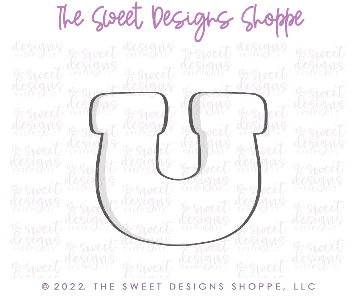 Cookie Cutters - Horseshoe - St Patrick's Charm - Cookie Cutter - The Sweet Designs Shoppe - TSDS - - ALL,Animal,animal plaque,Animals,Animals and Insects,Cookie Cutter,Holiday,patrick,patrick's,Promocode,ST PATRICK,St. Patricks,STL