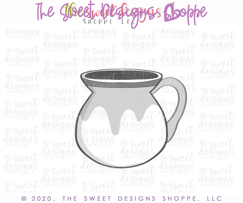 Cookie Cutters - Hot Chocolate Jarrito - Cookie Cutter - The Sweet Designs Shoppe - TSDS - - ALL,coffee,Cookie Cutter,Day of the dead,Day of the Death,Dia de los Muertos,Dia de Muertos,drink,Fall / Halloween,Fall / Thanksgiving,Food,Food and Beverage,Food beverages,Mexico,Promocode,STL