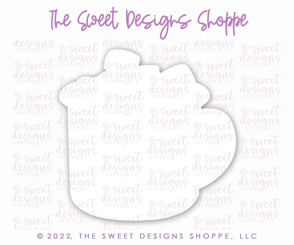 Cookie Cutters - Hot Cocoa - Cookie Cutter - The Sweet Designs Shoppe - - ALL, beverage, beverages, chocolate, chrismtas beverage, Cookie Cutter, drink, Food & Beverages, hot chocolate, hot cocoa, new, Promocode, STL, Sweets, valentine, Valentine's