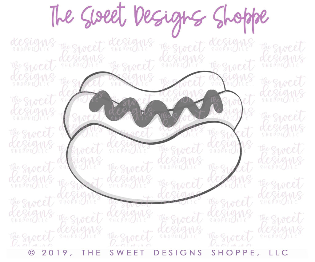 Cookie Cutters - Hot Dog - Cookie Cutter - The Sweet Designs Shoppe - TSDS - - 4th,4th July,4th of July,ALL,Cookie Cutter,cooking,dad,Father,Fathers Day,Food,fourth of July,grandfather,Hobbies,mother,Mothers Day,Patriotic,Promocode,sport,sports,STL,USA