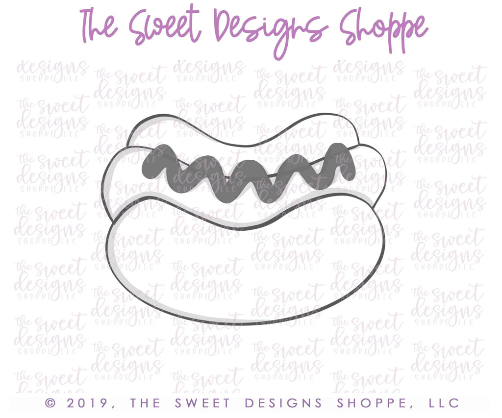 Cookie Cutters - Hot Dog - Cookie Cutter - The Sweet Designs Shoppe - - 4th, 4th July, 4th of July, ALL, Cookie Cutter, cooking, dad, Father, Fathers Day, Food, fourth of July, grandfather, Hobbies, mother, Mothers Day, Patriotic, Promocode, sport, sports, USA