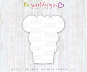 Cookie Cutters - Ice Cream A Theme Park Snack - Cookie Cutter - The Sweet Designs Shoppe - TSDS - - ALL,Birthday,cone,Cookie Cutter,Food,Food and Beverage,Food beverages,icecream,kids,Kids / Fantasy,mouse,Promocode,STL,summer,Sweet,Sweets,Theme Park,Travel