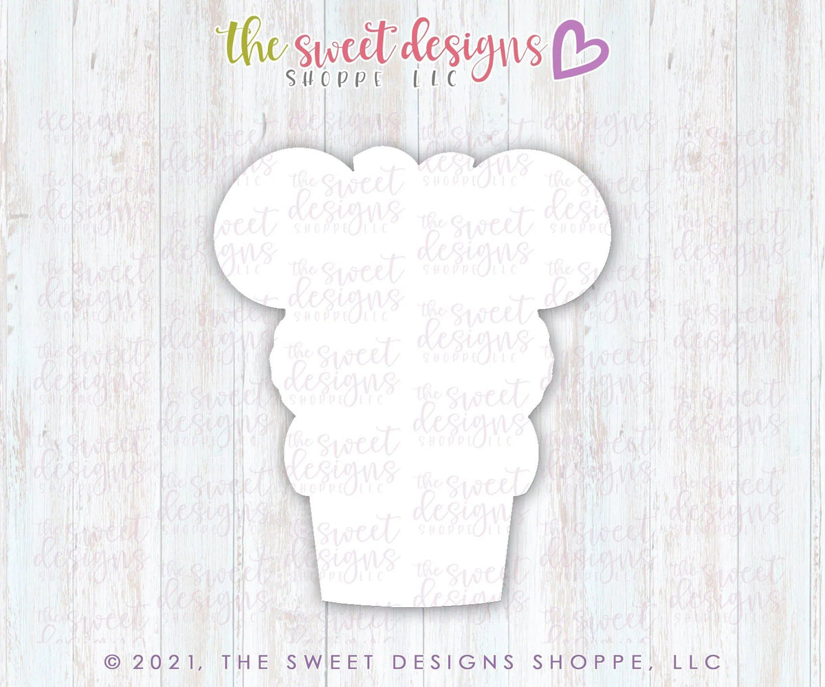 Cookie Cutters - Ice Cream A Theme Park Snack - Cookie Cutter - The Sweet Designs Shoppe - TSDS - - ALL,Birthday,cone,Cookie Cutter,Food,Food and Beverage,Food beverages,icecream,kids,Kids / Fantasy,mouse,Promocode,STL,summer,Sweet,Sweets,Theme Park,Travel