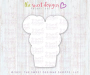 Cookie Cutters - Ice Cream B Theme Park Snack - Cookie Cutter - The Sweet Designs Shoppe - TSDS - - ALL,Birthday,cone,Cookie Cutter,Food,Food and Beverage,Food beverages,icecream,kids,Kids / Fantasy,mouse,Promocode,STL,summer,Sweet,Sweets,Theme Park,Travel