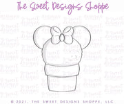 Cookie Cutters - Ice Cream B Theme Park Snack - Cookie Cutter - The Sweet Designs Shoppe - TSDS - - ALL,Birthday,cone,Cookie Cutter,Food,Food and Beverage,Food beverages,icecream,kids,Kids / Fantasy,mouse,Promocode,STL,summer,Sweet,Sweets,Theme Park,Travel