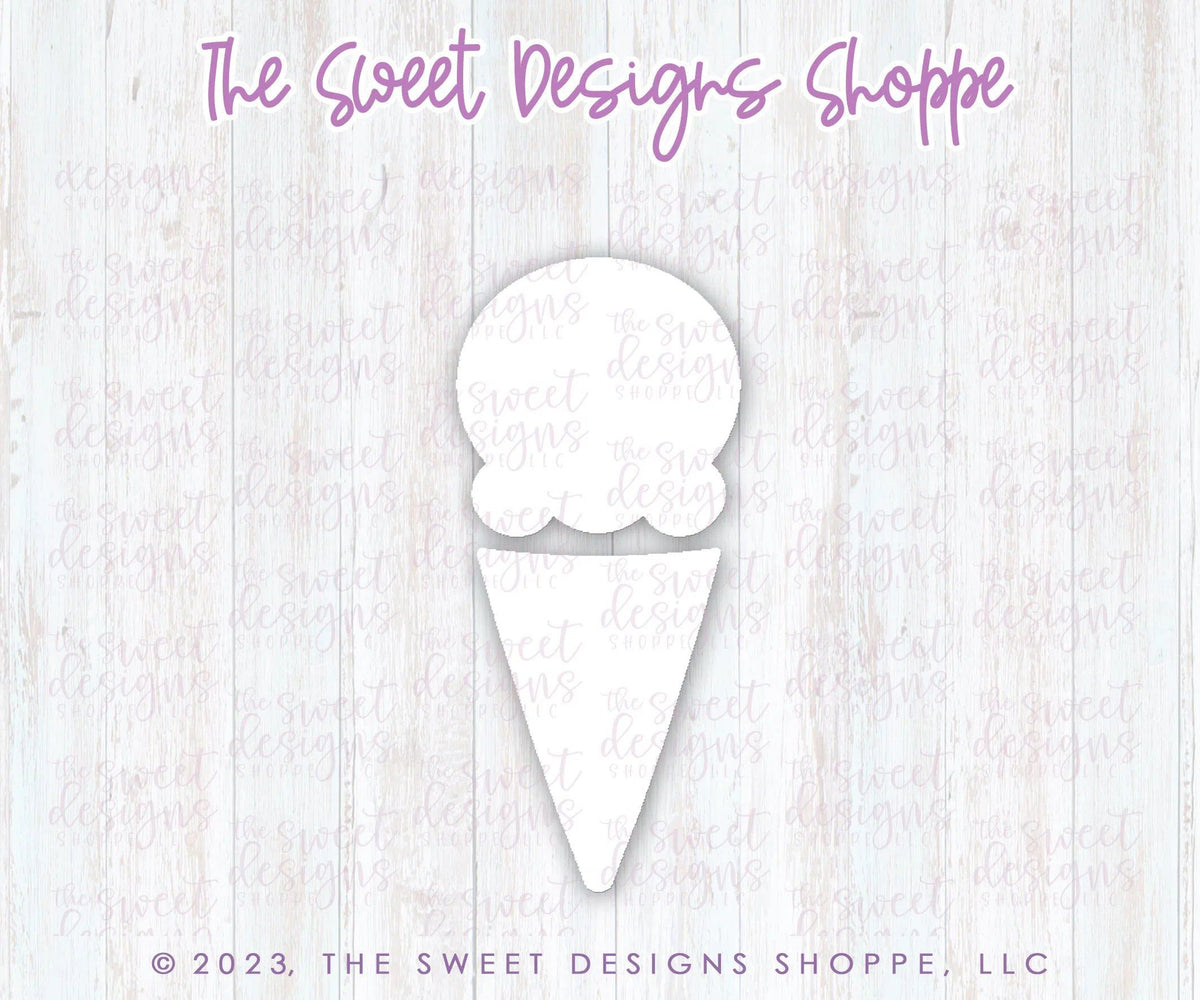 Cookie Cutters - Ice Cream for You Set - 2 Piece Set - Cookie Cutters - The Sweet Designs Shoppe - TSDS - - ALL,Cookie Cutter,Ice Cream,icecream,Mini Set,Mini Sets,Promocode,regular sets,set,sets,Sweet,Sweets,valentine,valentines