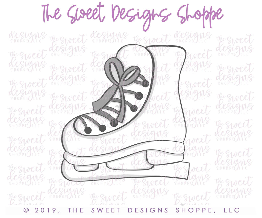 Cookie Cutters - Ice Skates - Cookie Cutter - The Sweet Designs Shoppe - TSDS - - ALL,Christmas,Christmas / Winter,Cookie Cutter,dad,Father,Fathers Day,grandfather,Promocode,sport,sports,STL,Winter