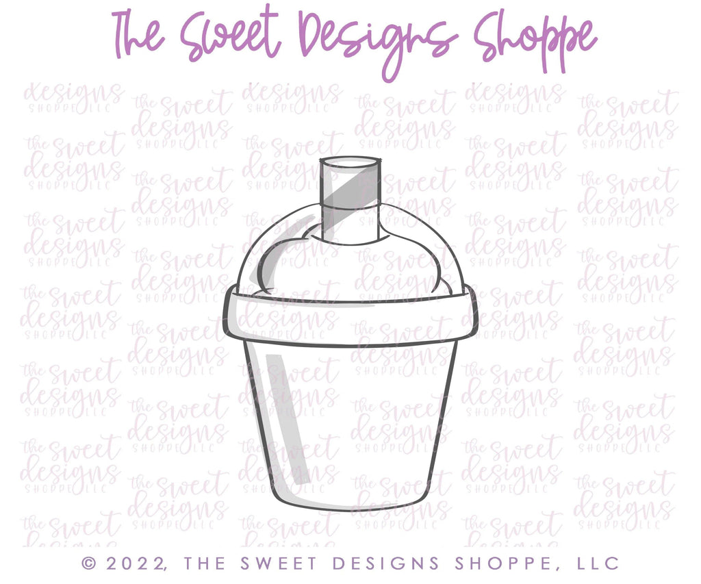 Cookie Cutters - Iced Coffee - Cookie Cutter - The Sweet Designs Shoppe - TSDS - - ALL,Coffee,coffee paper cup,Cookie Cutter,Food and Beverage,Food beverages,ice,icee,Lady Milk Stache,Lady MilkStache,LadyMilkStache,Promocode,starbucks