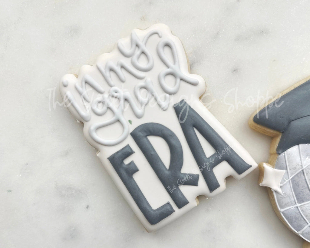 Cookie Cutters - in my gad ERA Plaque - Cookie Cutter - The Sweet Designs Shoppe - TSDS - - ALL,Cookie Cutter,Daisy,Grad,Graduation,graduations,Plaque,Plaques,Promocode,School / Graduation,STL,Swifties,Swifts,Taylor Swift,Taylor Swift Inspired