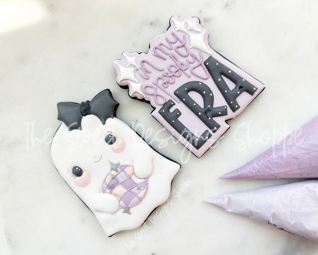 Cookie Cutters - In my spooky ERA & Ghost Cookie Cutter Set - Set of 2 - Cookie Cutters - The Sweet Designs Shoppe - TSDS - - ALL,Cookie Cutter,halloween,Halloween set,Halloween Sets,Mini Sets,Plaque,Plaques,PLAQUES HANDLETTERING,Promocode,regular sets,set,STL