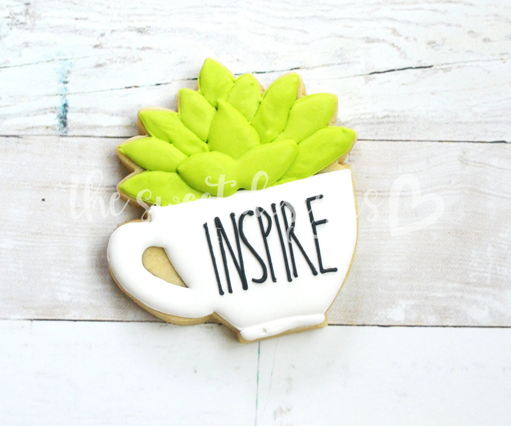 Cookie Cutters - INSPIRE Cactus Mug - Cookie Cutter - The Sweet Designs Shoppe - - ALL, back to school, Cookie Cutter, Grad, graduations, mothers day, mug, mugs, Nature, Promocode, School, School / Graduation, school collection 2019