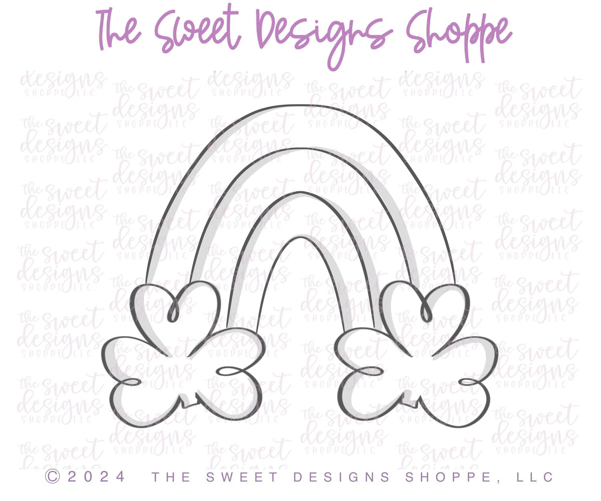 Cookie Cutters - Irish Rainbow - Cookie Cutter - The Sweet Designs Shoppe - TSDS - - ALL,Cookie Cutter,Holiday,nature,patrick,patrick's,Promocode,St paddy,ST PATRICK,St Patrick’s Day,St. Pat,St. Patricks,STL,summer