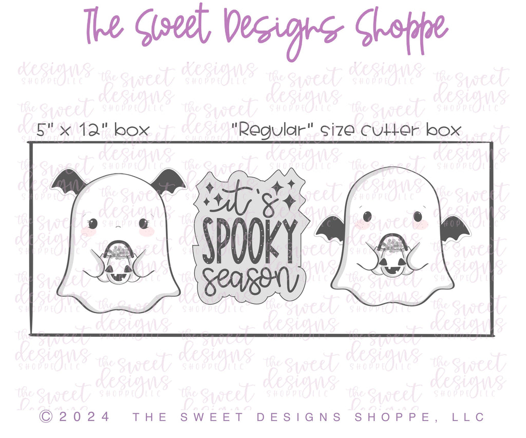 Cookie Cutters - it's SPOOKY Season Cookie Cutters Set - Set of 3 - Cookie Cutters - The Sweet Designs Shoppe - - ALL, Coffee, Cookie Cutter, halloween, Mini Sets, Promocode, regular sets, set