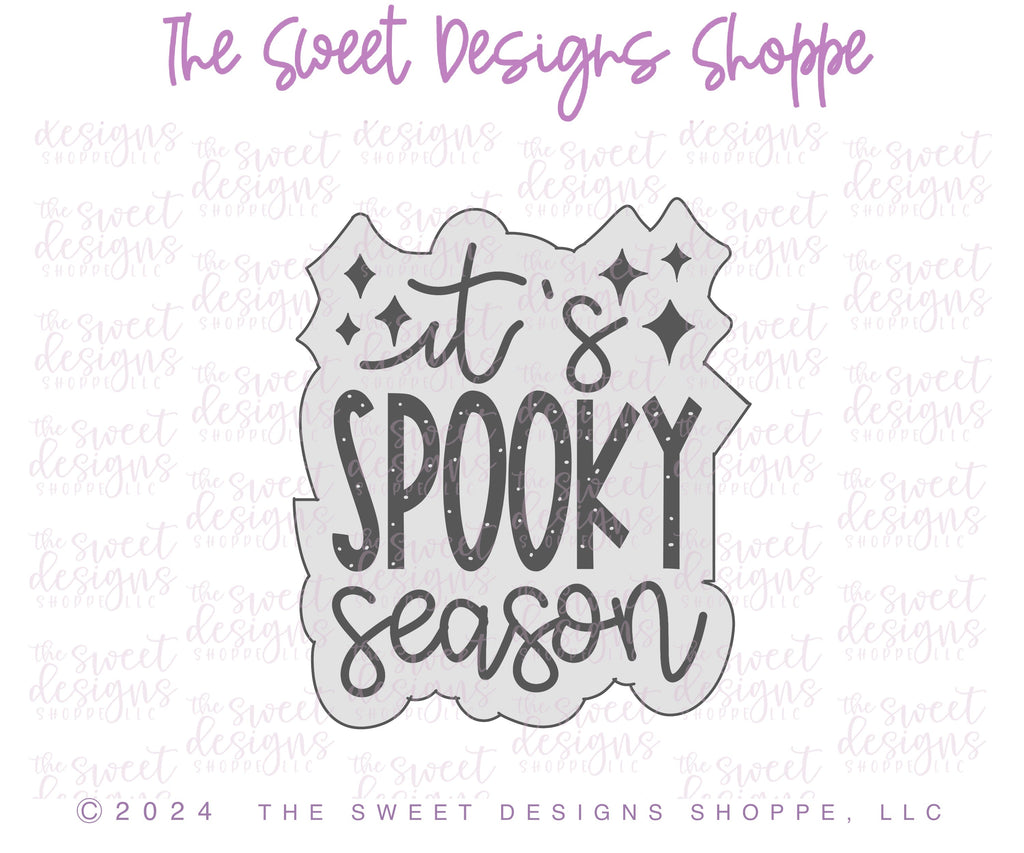 Cookie Cutters - it's SPOOKY Season Cookie Cutters Set - Set of 3 - Cookie Cutters - The Sweet Designs Shoppe - - ALL, Coffee, Cookie Cutter, halloween, Mini Sets, Promocode, regular sets, set