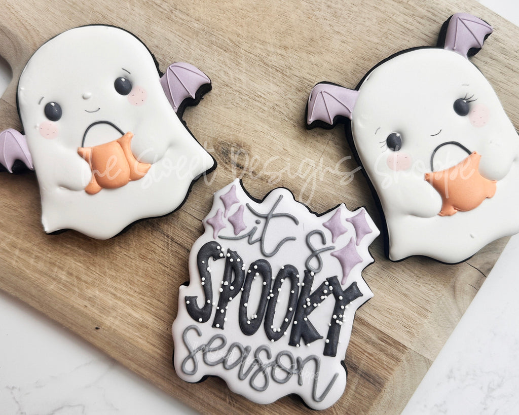 Cookie Cutters - it's SPOOKY Season Cookie Cutters Set - Set of 3 - Cookie Cutters - The Sweet Designs Shoppe - TSDS - - ALL,Coffee,Cookie Cutter,halloween,Mini Sets,Promocode,regular sets,set,STL