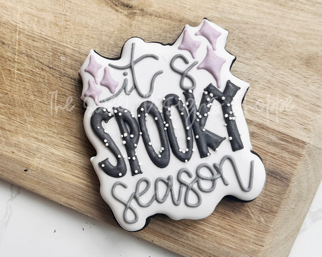 Cookie Cutters - it's SPOOKY Season Plaque - Cookie Cutter - The Sweet Designs Shoppe - - ALL, Cookie Cutter, halloween, new, Promocode