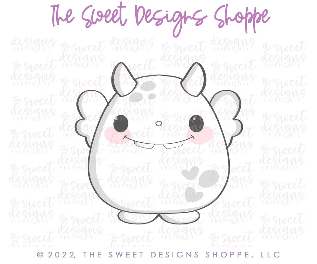 Cookie Cutters - Ivan Valentines Monster - Cookie Cutter - The Sweet Designs Shoppe - TSDS - - ALL,Cookie Cutter,halloween,Kids / Fantasy,monster,Monsters and Zombies,Promocode,valentine,valentines