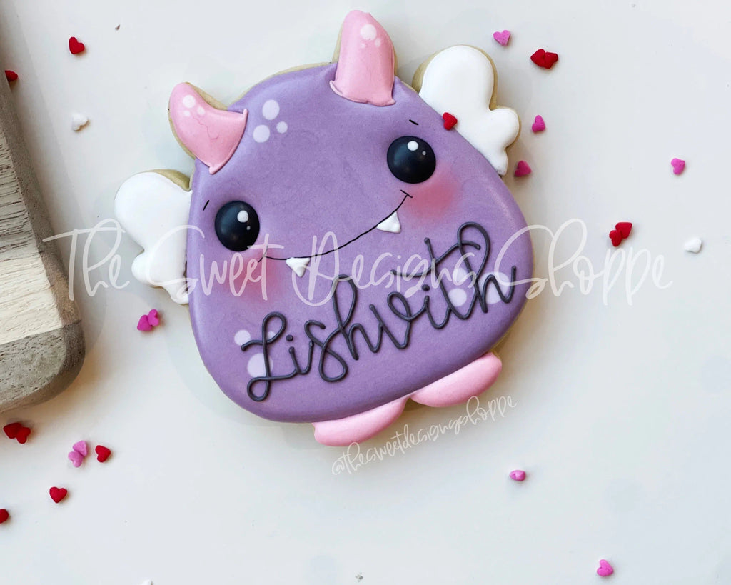 Cookie Cutters - Ivan Valentines Monster - Cookie Cutter - The Sweet Designs Shoppe - TSDS - - ALL,Cookie Cutter,halloween,Kids / Fantasy,monster,Monsters and Zombies,Promocode,valentine,valentines