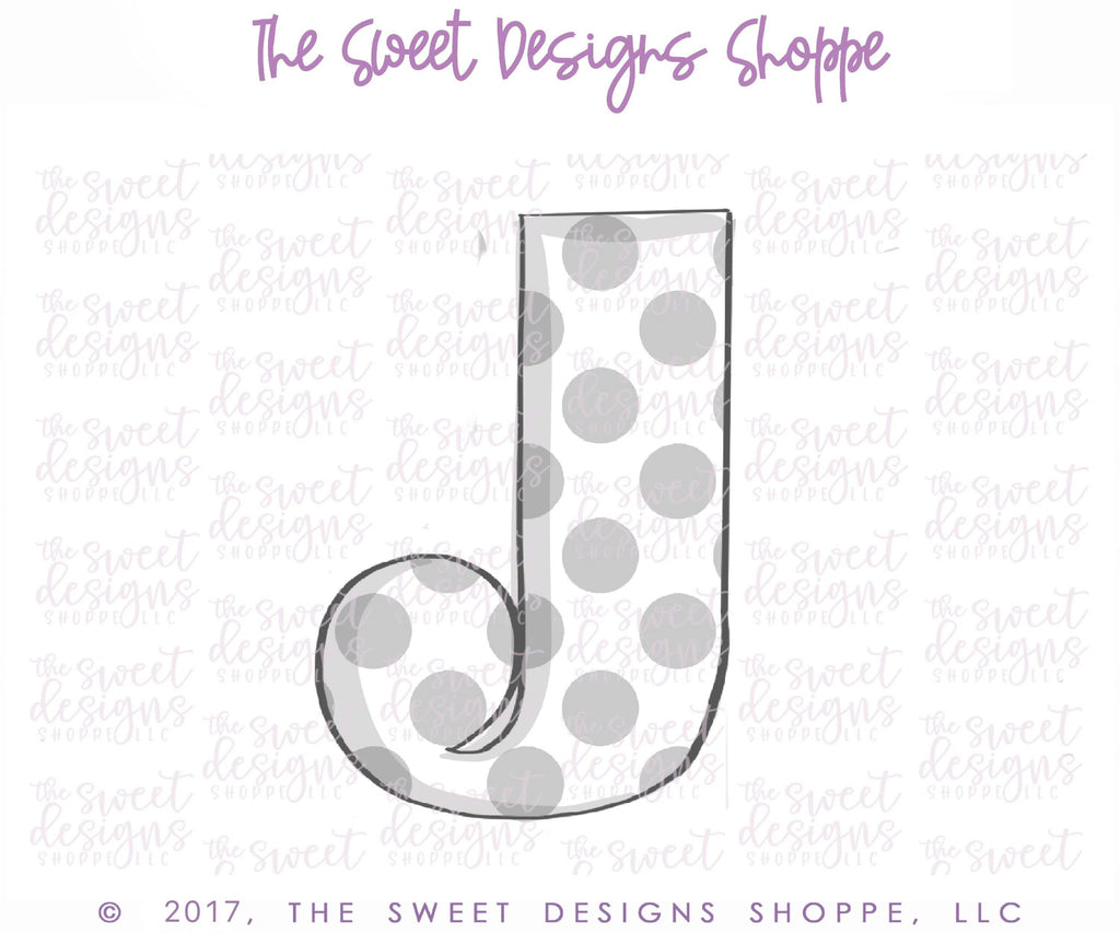 Cookie Cutters - J In JOY - Cookie Cutter - The Sweet Designs Shoppe - - ALL, Christmas, Christmas / Winter, Cookie Cutter, Fonts, Promocode, Snow, Winter