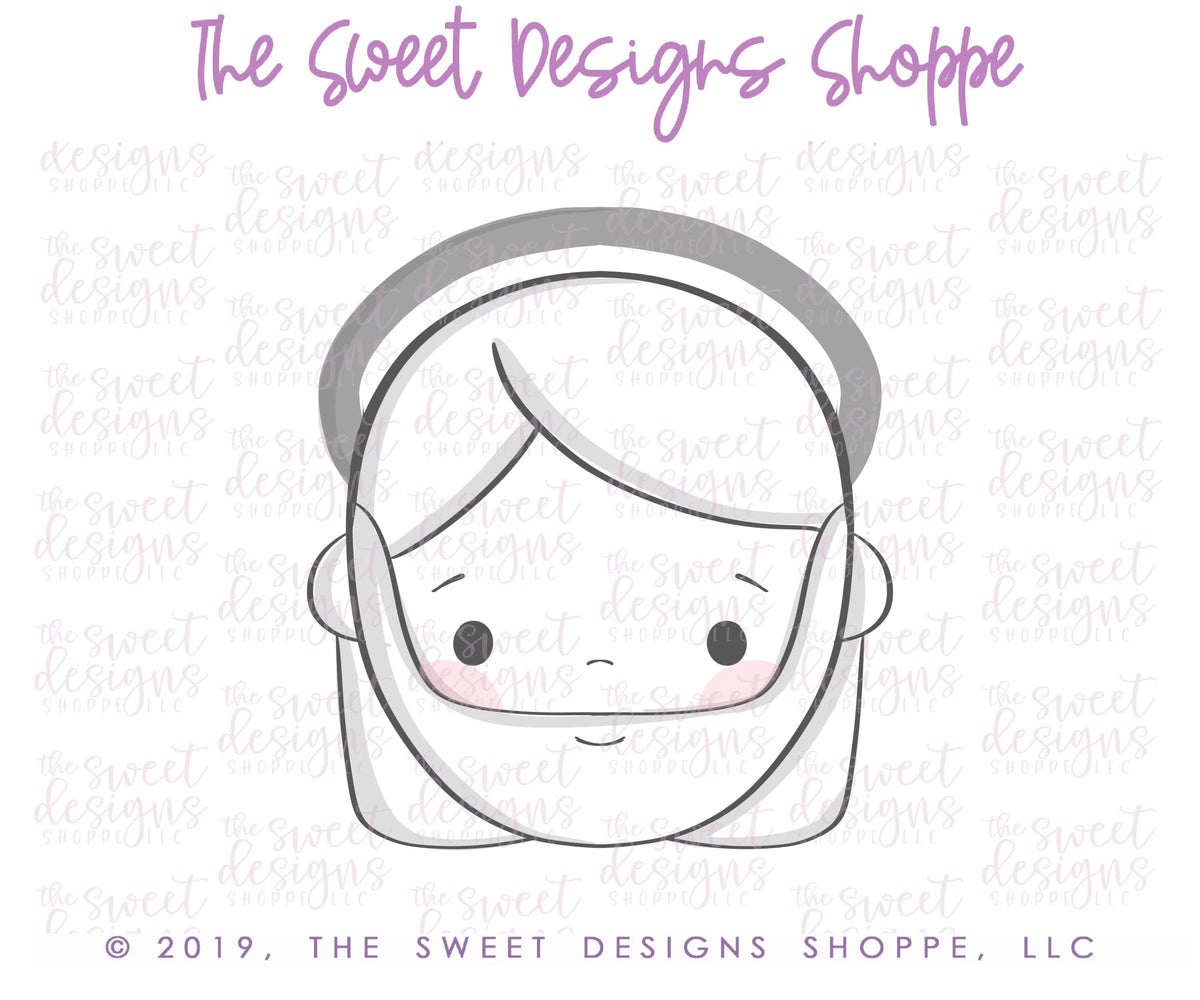 Cookie Cutters - Jesus Risen Face - Cookie Cutter - The Sweet Designs Shoppe - TSDS - - ALL,communion,Cookie Cutter,easter,Easter / Spring,First Communion,Promocode,Religious