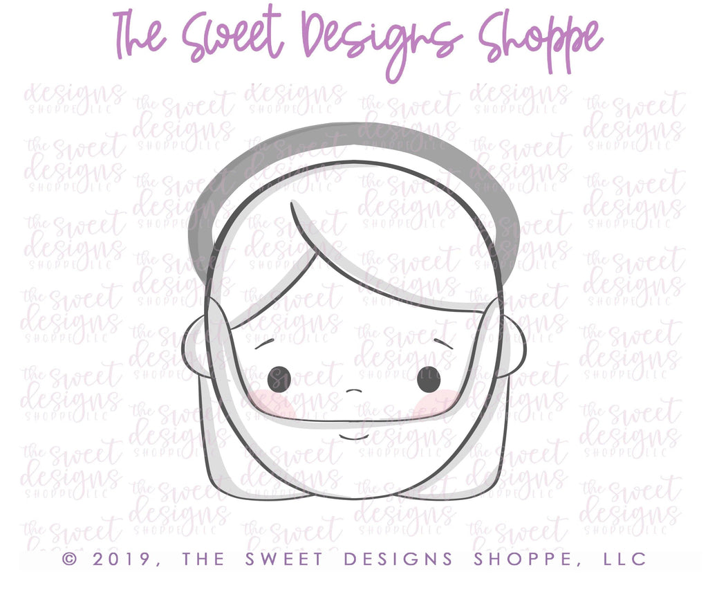 Cookie Cutters - Jesus Risen Face - Cookie Cutter - The Sweet Designs Shoppe - TSDS - - ALL,communion,Cookie Cutter,easter,Easter / Spring,First Communion,Promocode,Religious