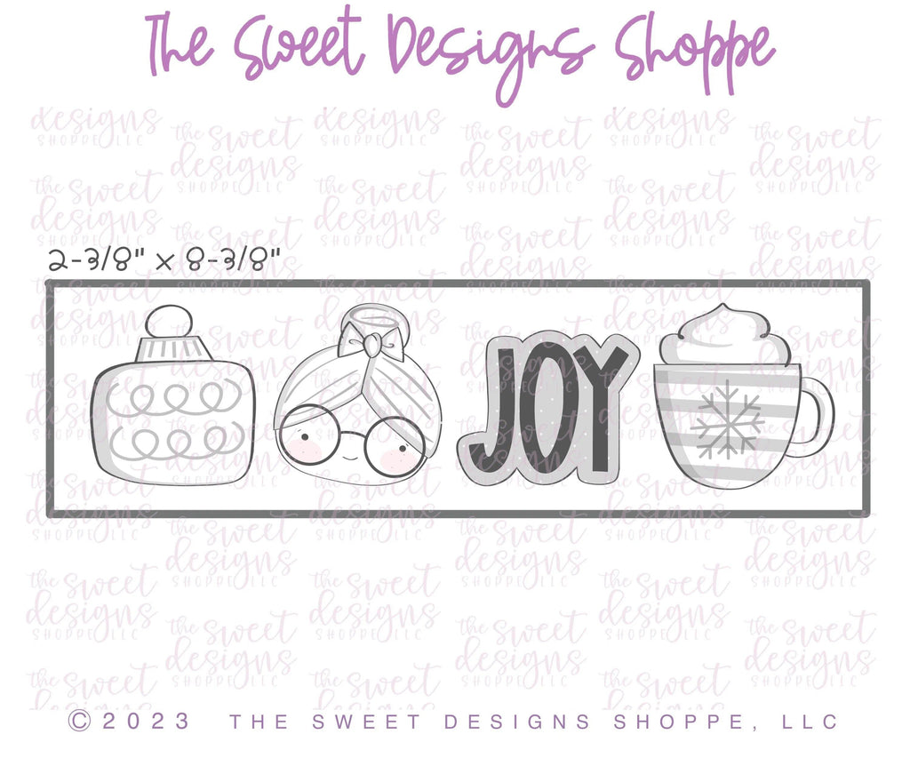 Cookie Cutters - Jolly Jingle Mini Set - Set of 4 - Cookie Cutters - The Sweet Designs Shoppe - TSDS - - ALL,Christmas,Christmas / Winter,Cookie Cutter,Mini Sets,Mrs Claus,MRS Clause,Promocode,regular sets,set,Winter