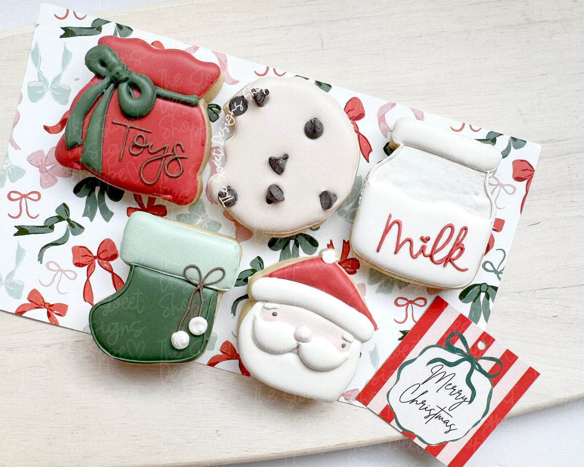 Cookie Cutters - Jolly Santa Christmas Cookie Cutters Set - Set of 5 - Cookie Cutters - The Sweet Designs Shoppe - TSDS - - ALL,Christmas,Christmas / Winter,Christmas Cookies,Cookie Cutter,Mini Sets,new,Promocode,regular sets,Santa,Santa Claus,Santa Face,set,STL