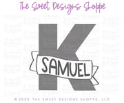 Cookie Cutters - K with Ribbon - Cookie Cutter - The Sweet Designs Shoppe - TSDS - - Accesories,ALL,Birthday,Cookie Cutter,Fonts,handlettering,kids,letter,Lettering,Letters,letters and numbers,Promocode,STL