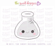 Cookie Cutters - Kawaii Beaker - Cookie Cutter - The Sweet Designs Shoppe - TSDS - - ALL,back to school,Cookie Cutter,Fall / Halloween,Fall / Thanksgiving,Grad,graduations,halloween,kawaii,Promocode,School,School / Graduation,school supplies,STL