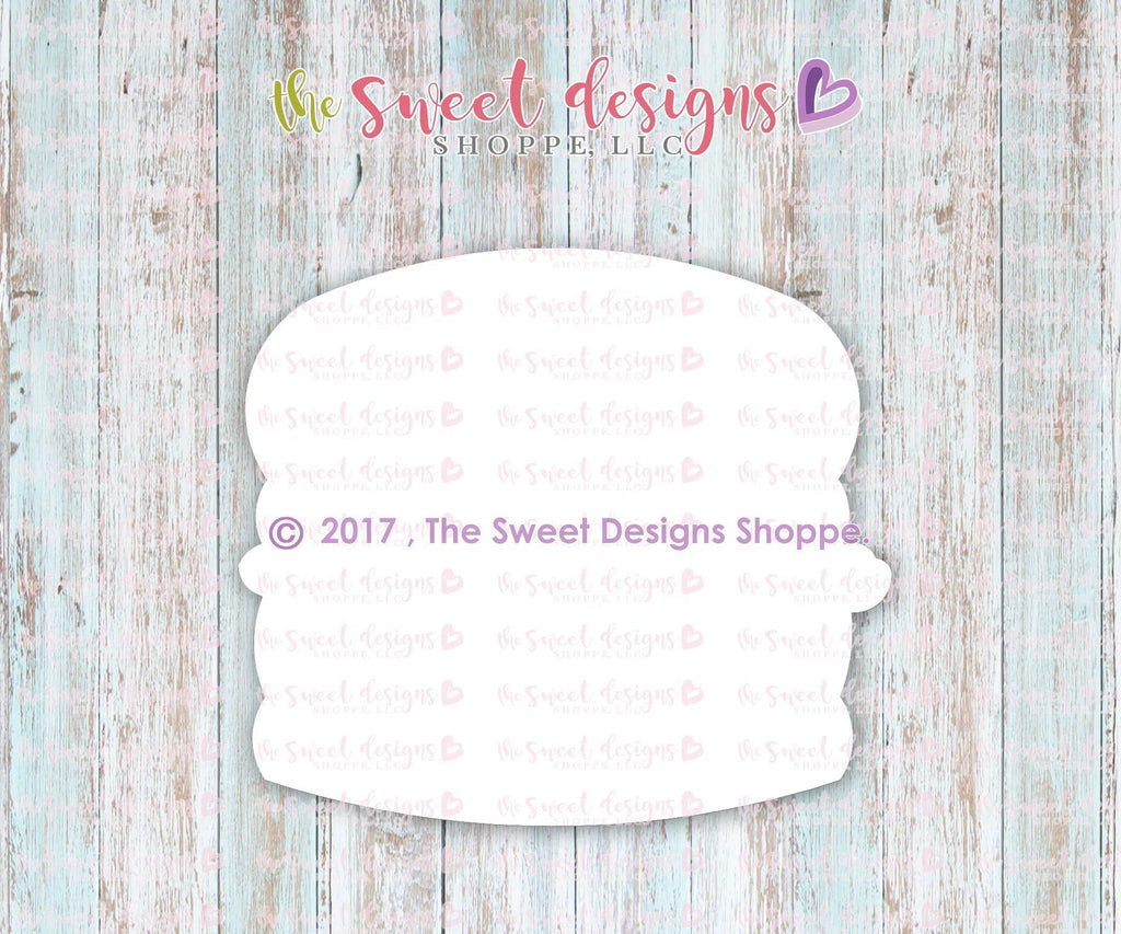 Cookie Cutters - Kawaii Burger v2- Cookie Cutter - The Sweet Designs Shoppe - TSDS - - 4th,4th July,4th of July,ALL,Cookie Cutter,Food,Food and Beverage,Food beverages,Fruits and Vegetables,hamburger,Patriotic,Pizza,Promocode,Pun,USA,Valentines