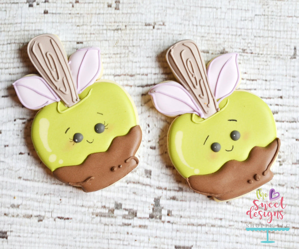 Cookie Cutters - Kawaii Caramel Apple - Cookie Cutter - The Sweet Designs Shoppe - TSDS - - ALL,Apple,Autumn,Caramel Apple,Cookie Cutter,Fall,Fall / Halloween,Fall / Thanksgiving,Food,Food & Beverages,Food and Beverage,Halloween,Promocode,Pumpkin,sweets,thanksgiving