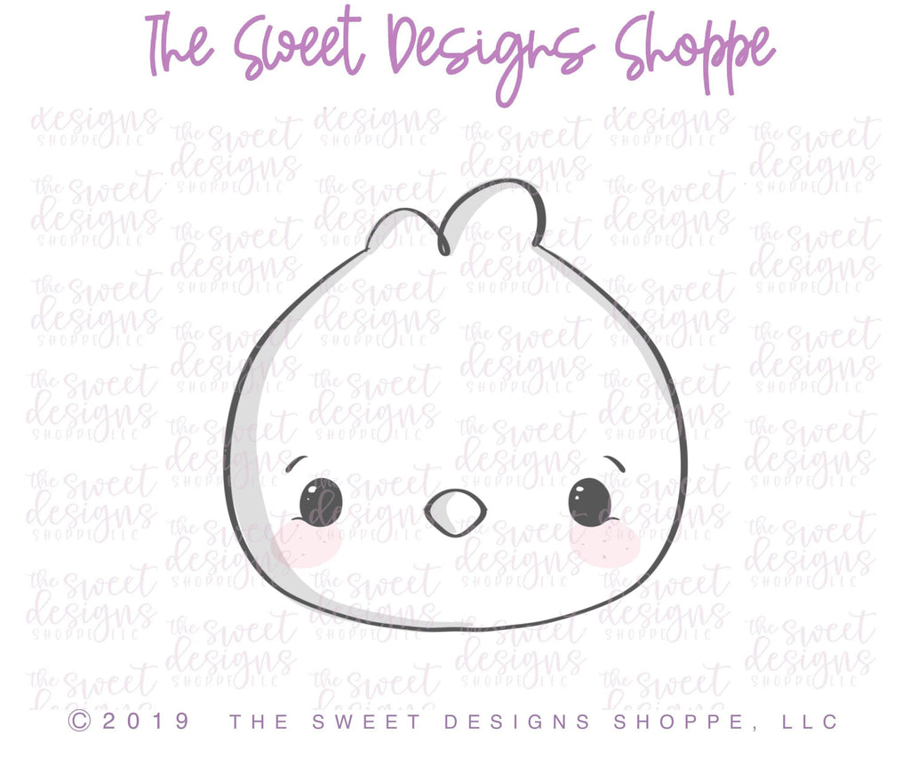 Cookie Cutters - Kawaii Chick Face 2019 - Cookie Cutter - The Sweet Designs Shoppe - TSDS - - ALL,Animal,Animals,Cookie Cutter,Easter,Easter / Spring,Promocode,Spring,STL