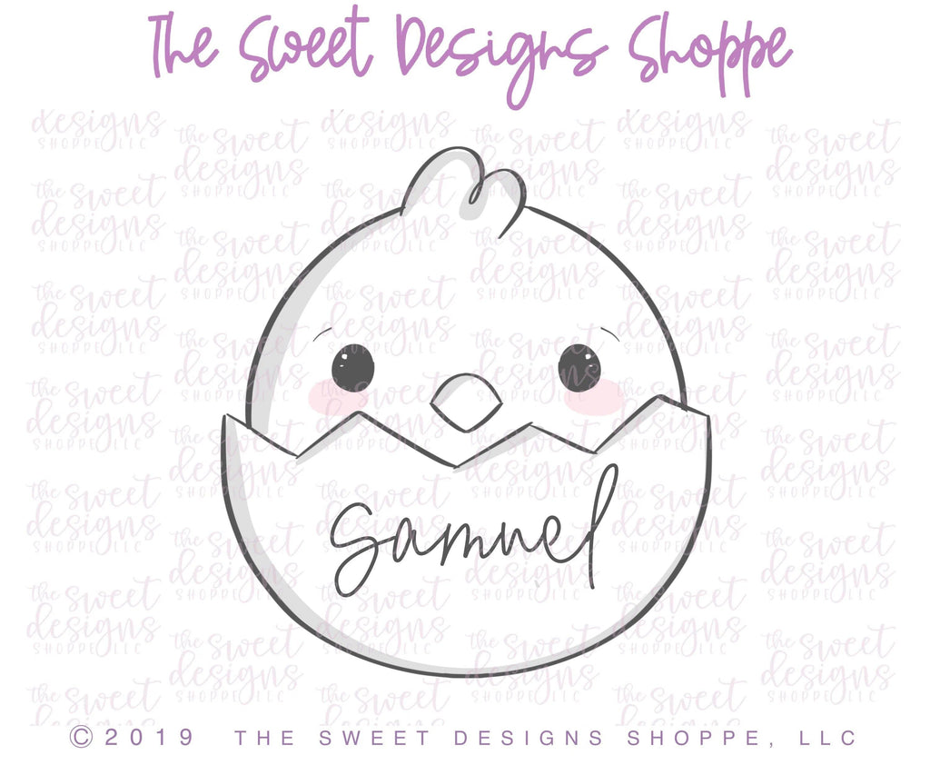 Cookie Cutters - Kawaii Chick in Egg - Cookie Cutter - The Sweet Designs Shoppe - - 2019, ALL, Animal, Animals, Animals and Insects, Chick, chicken, Cookie Cutter, Easter, Easter / Spring, Egg, Promocode