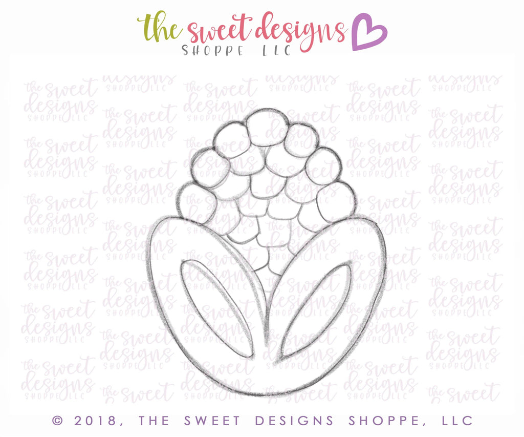 Cookie Cutters - Kawaii Corn - Cookie Cutter - The Sweet Designs Shoppe - TSDS - - ALL,Apple,Cookie Cutter,Fall / Halloween,Fall / Thanksgiving,Food,Food and Beverage,Food beverages,Fruits and Vegetables,Grad,graduations,Halloween,Promocode,school,School / Graduation