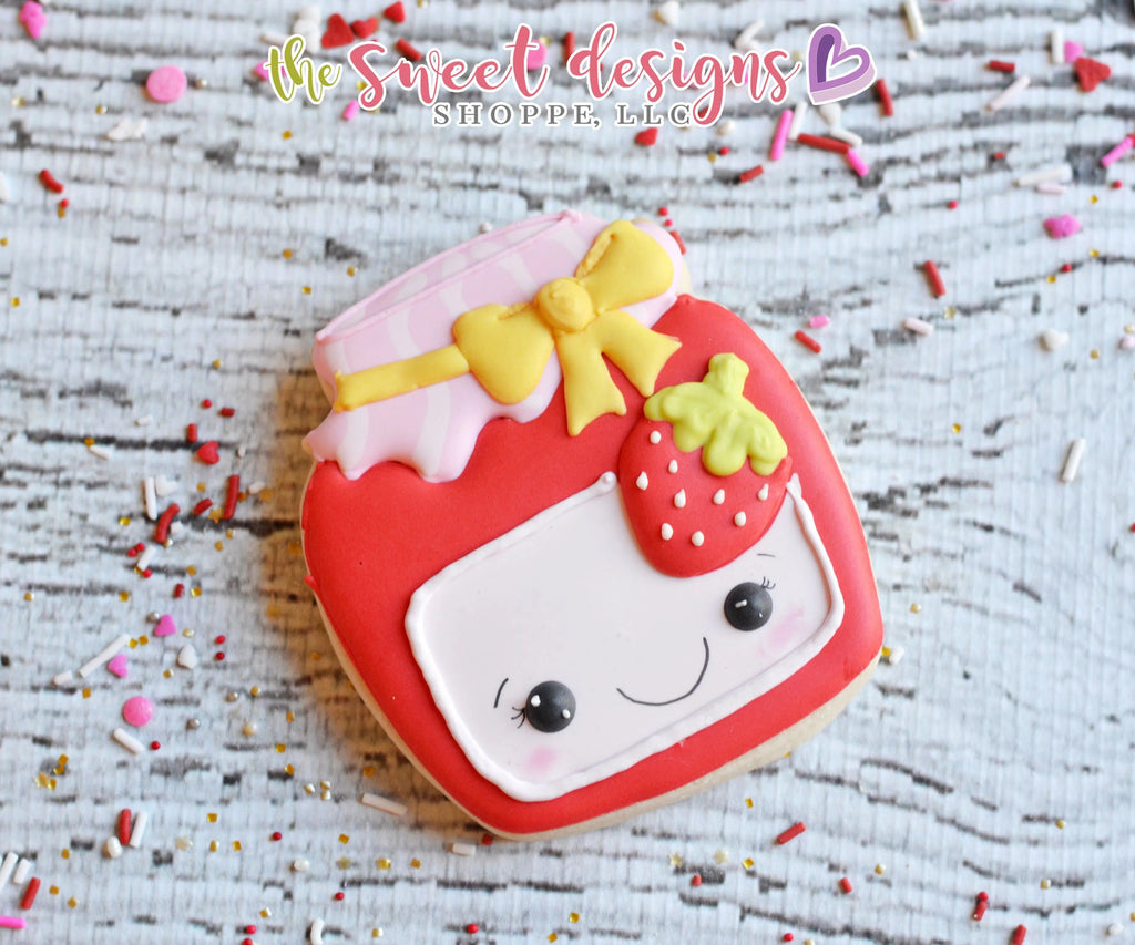 Cookie Cutters - Kawaii Jelly Jar V2 - Cookie Cutter - The Sweet Designs Shoppe - - ALL, Cookie Cutter, Cute couple, Cute Couples, Food, Food & Beverages, Food and Beverage, Promocode, Valentines