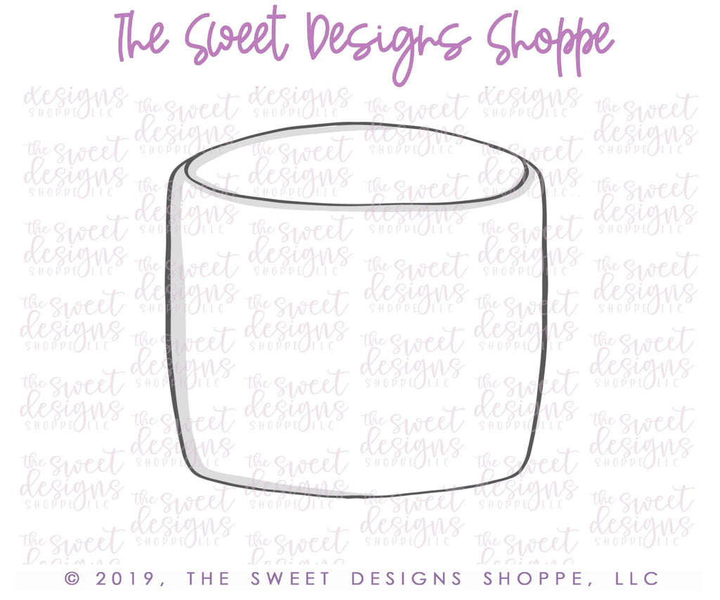 Cookie Cutters - Kawaii Marshmallow - Cookie Cutter - The Sweet Designs Shoppe - TSDS - - ALL,Candy,Cookie Cutter,Food,Food & Beverages,Promocode,Sweet,Valentines